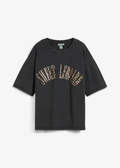 Mujer bonprix bonprix Camiseta oversize en suave mezcla de algodón