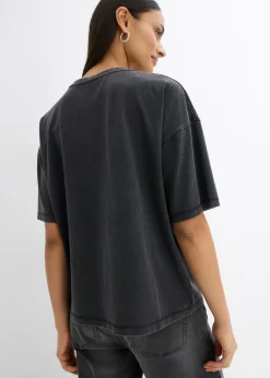Mujer bonprix bonprix Camiseta oversize en suave mezcla de algodón