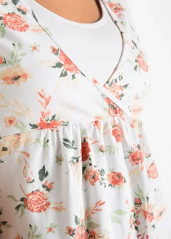 Mujer bonprix bonprix Camiseta premamá y de lactancia 2 en 1 de algodón orgánico