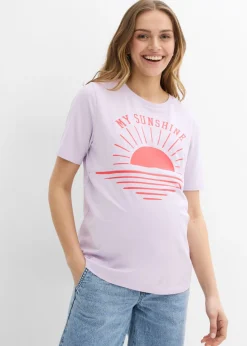 Mujer bonprix bonprix Camiseta premamá y de lactancia 2 en 1 de algodón orgánico