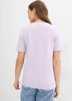 Mujer bonprix bonprix Camiseta premamá y de lactancia 2 en 1 de algodón orgánico