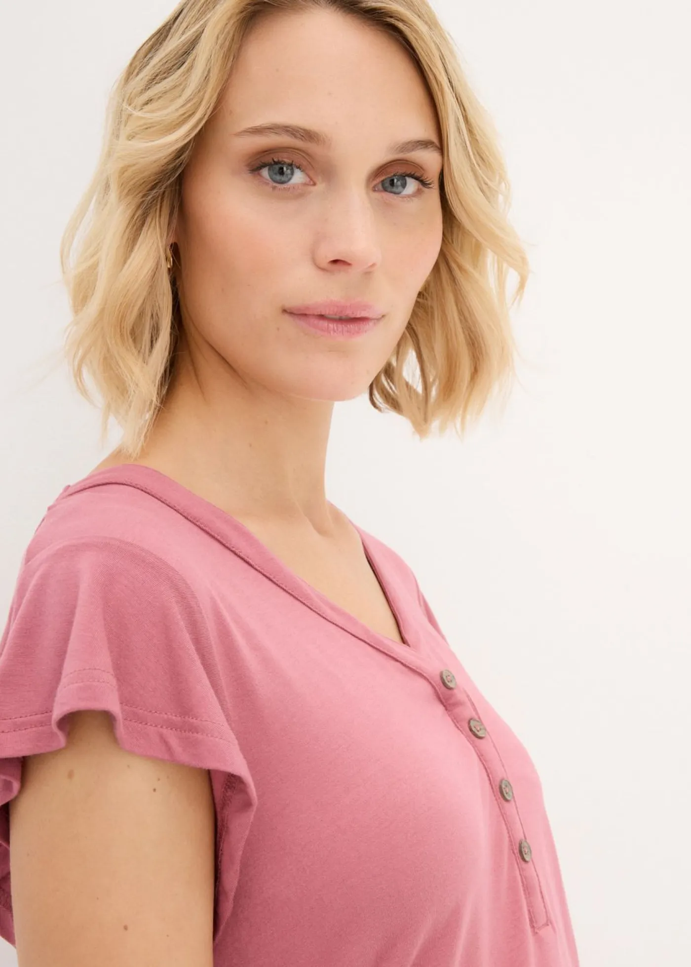 Mujer bonprix bonprix Camiseta premamá/de lactancia con viscosa sostenible