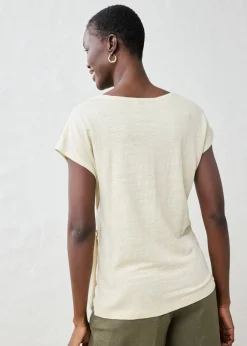 Mujer bonprix bonprix Camiseta sin mangas de lino puro