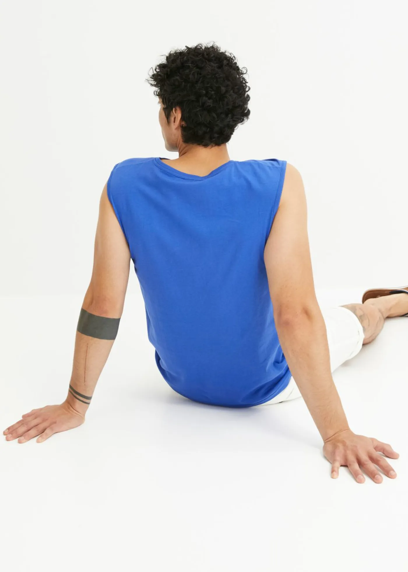 Hombre bonprix bonprix Camiseta sin mangas (2 unidades) de algodón orgánico puro