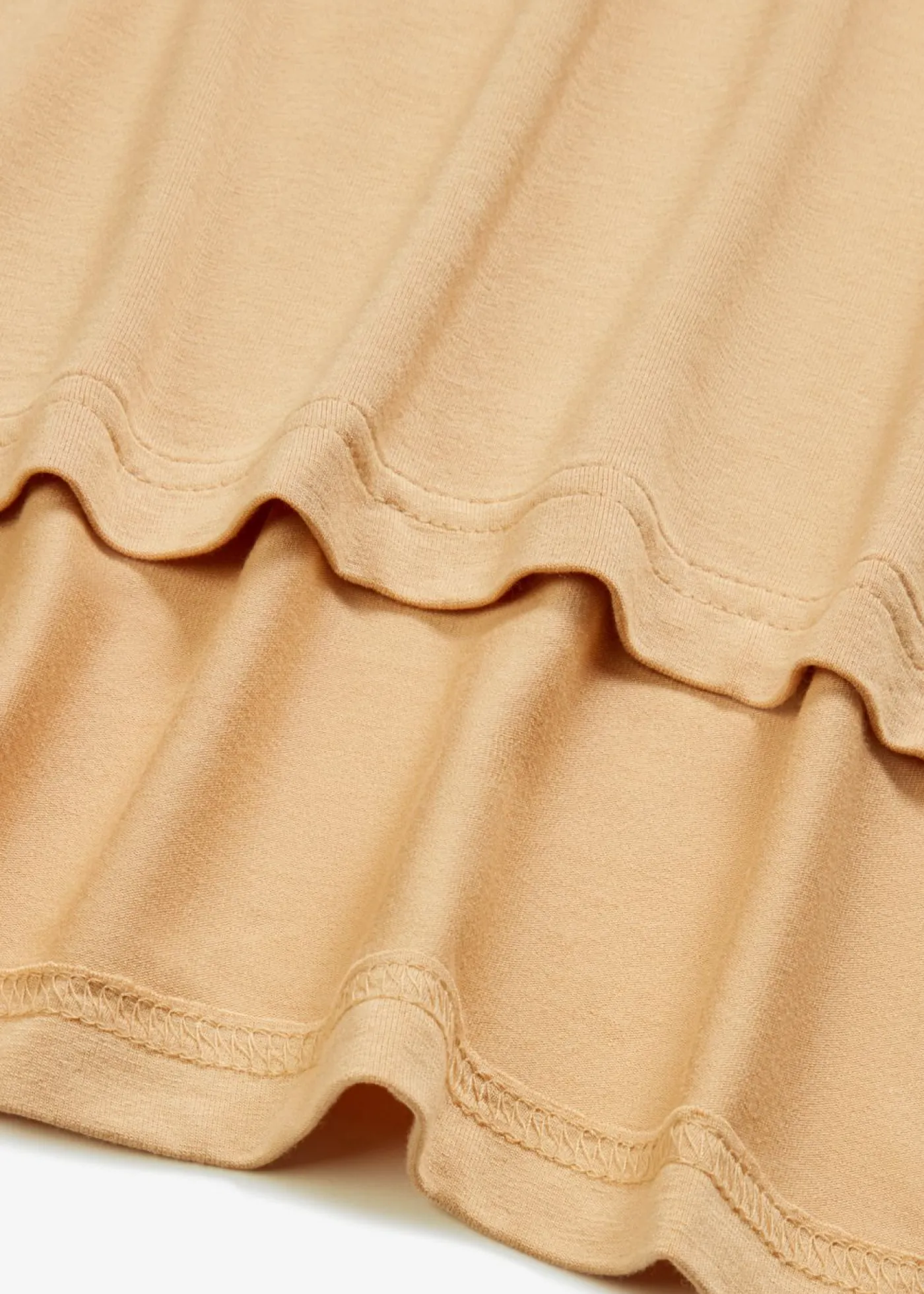 bonprix bonprix Camisetas|Novedades>Camiseta tipo boxy de mezcla de viscosa suave Café con leche