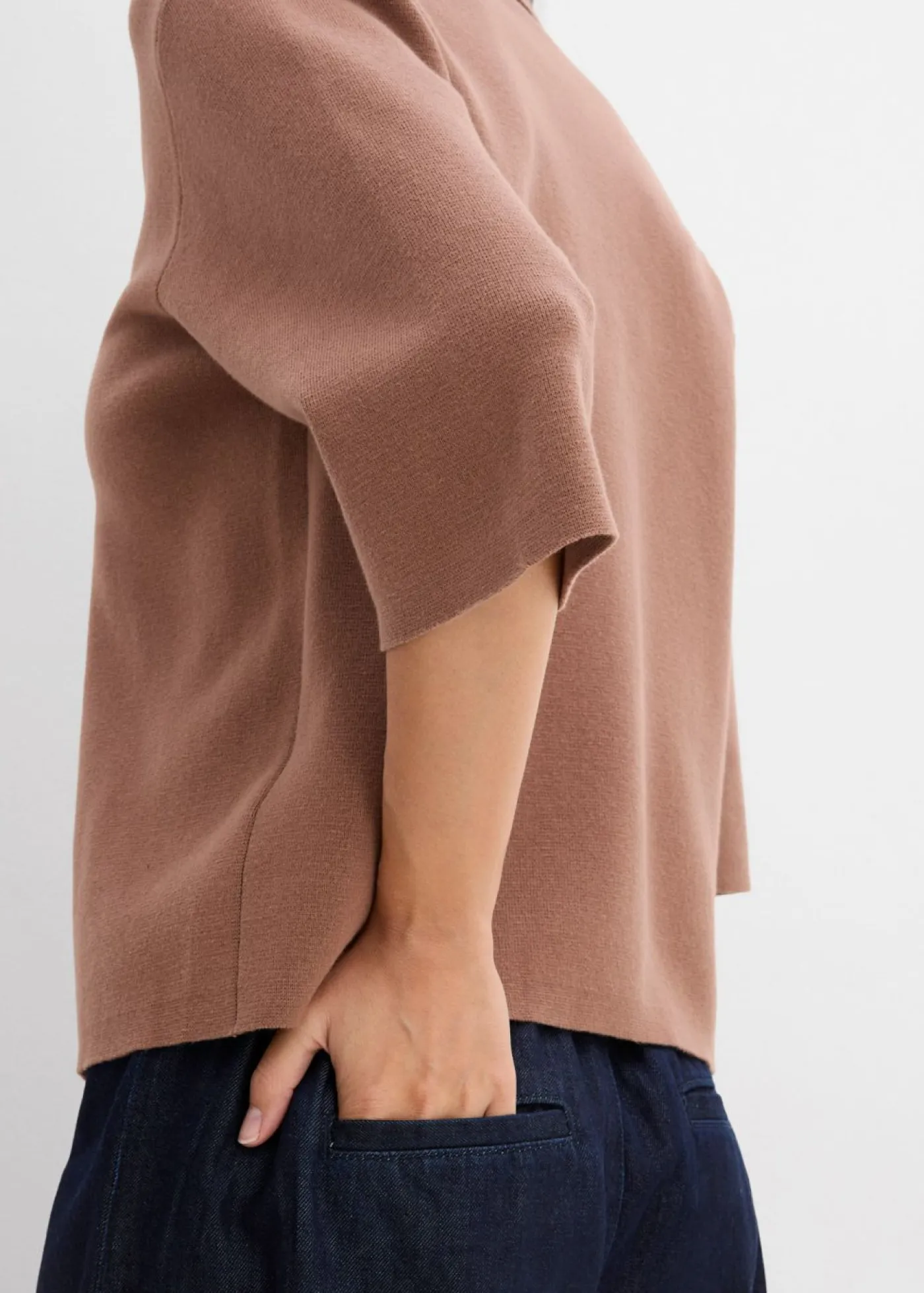 Mujer bonprix bonprix Camiseta tipo polo de punto