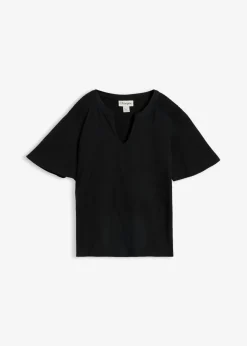 bonprix bonprix Camisetas|Novedades>Camiseta tipo túnica Negro