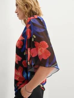 Mujer bonprix bonprix Camiseta tipo túnica de malla