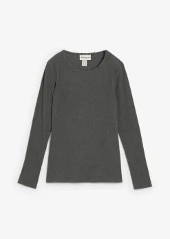 Mujer bonprix bonprix Camiseta térmica de canalé