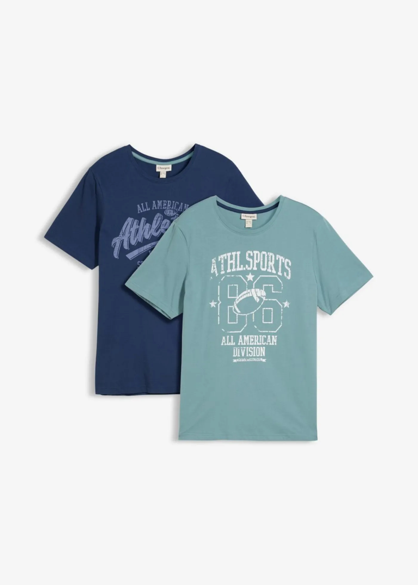 Hombre bonprix bonprix Camiseta (2 unidades) de corte regular