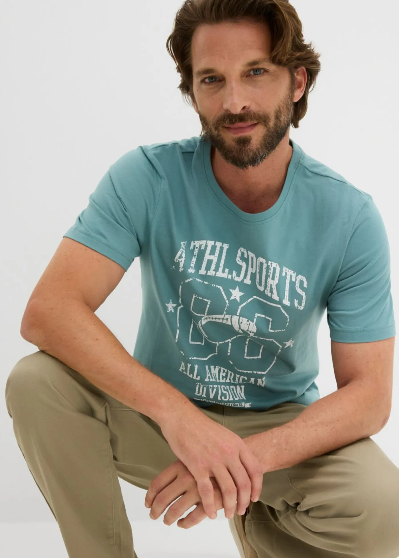 Hombre bonprix bonprix Camiseta (2 unidades) de corte regular