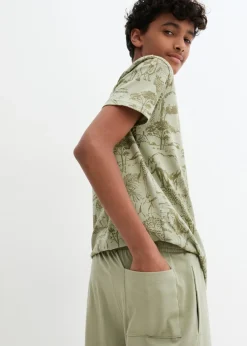 Niños bonprix bonprix Camiseta y bermudas de algodón orgánico (conjunto de 2 piezas)