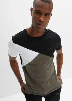 Hombre bonprix bonprix Camiseta y bermudas de chándal (2 piezas)