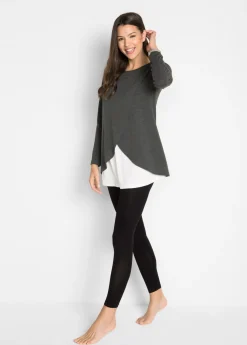 Mujer bonprix bonprix Camiseta y pantalón (2 piezas)