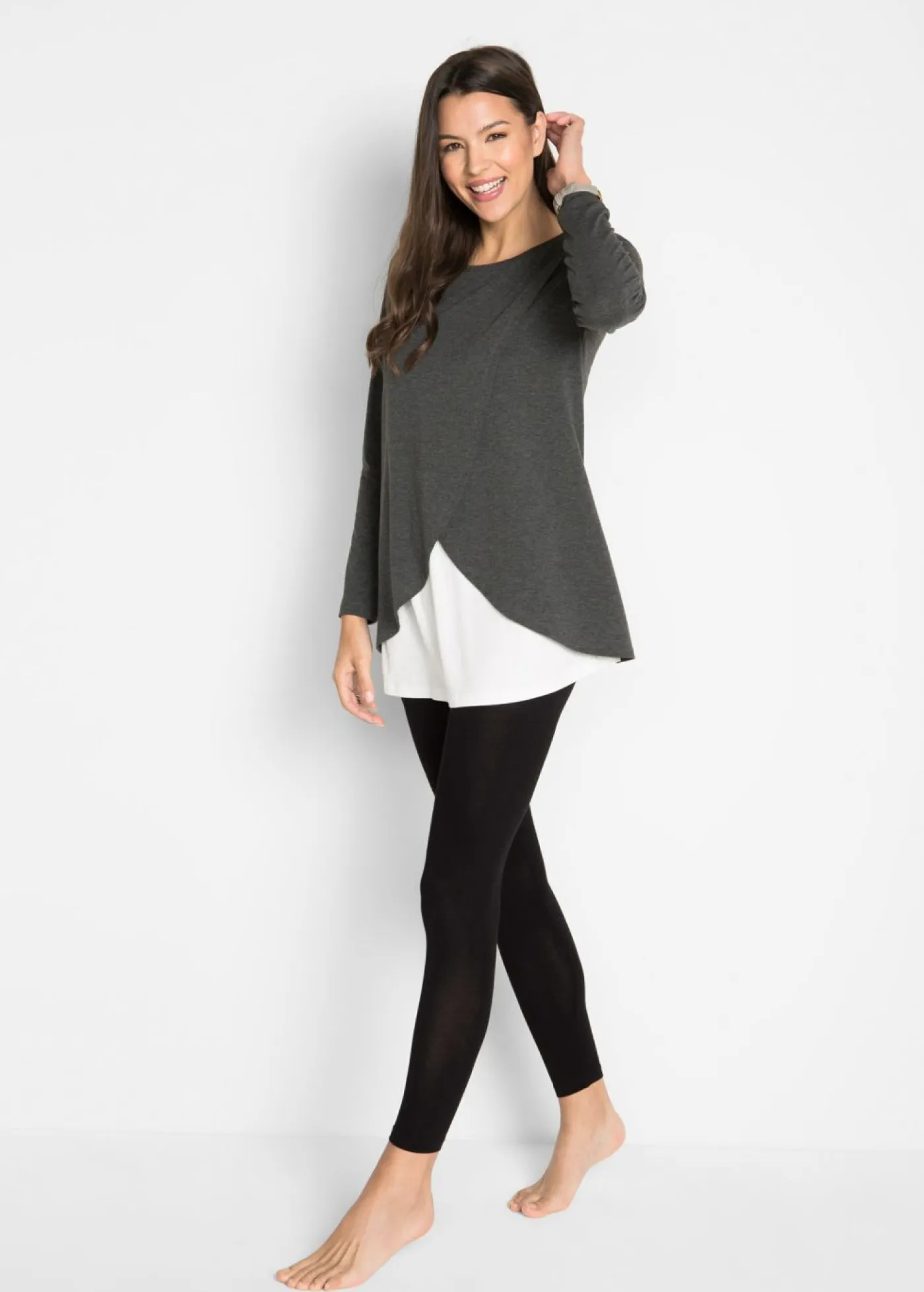 Mujer bonprix bonprix Camiseta y pantalón (2 piezas)