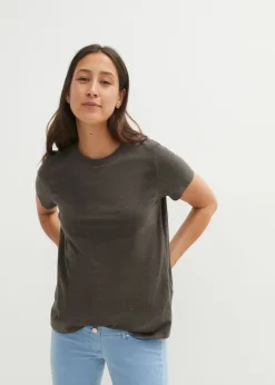 Mujer bonprix bonprix Camisetas premamá/de lactancia de algodón orgánico (2 unidades)