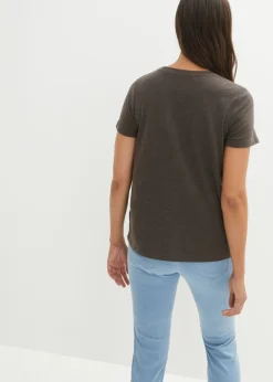 Mujer bonprix bonprix Camisetas premamá/de lactancia de algodón orgánico (2 unidades)