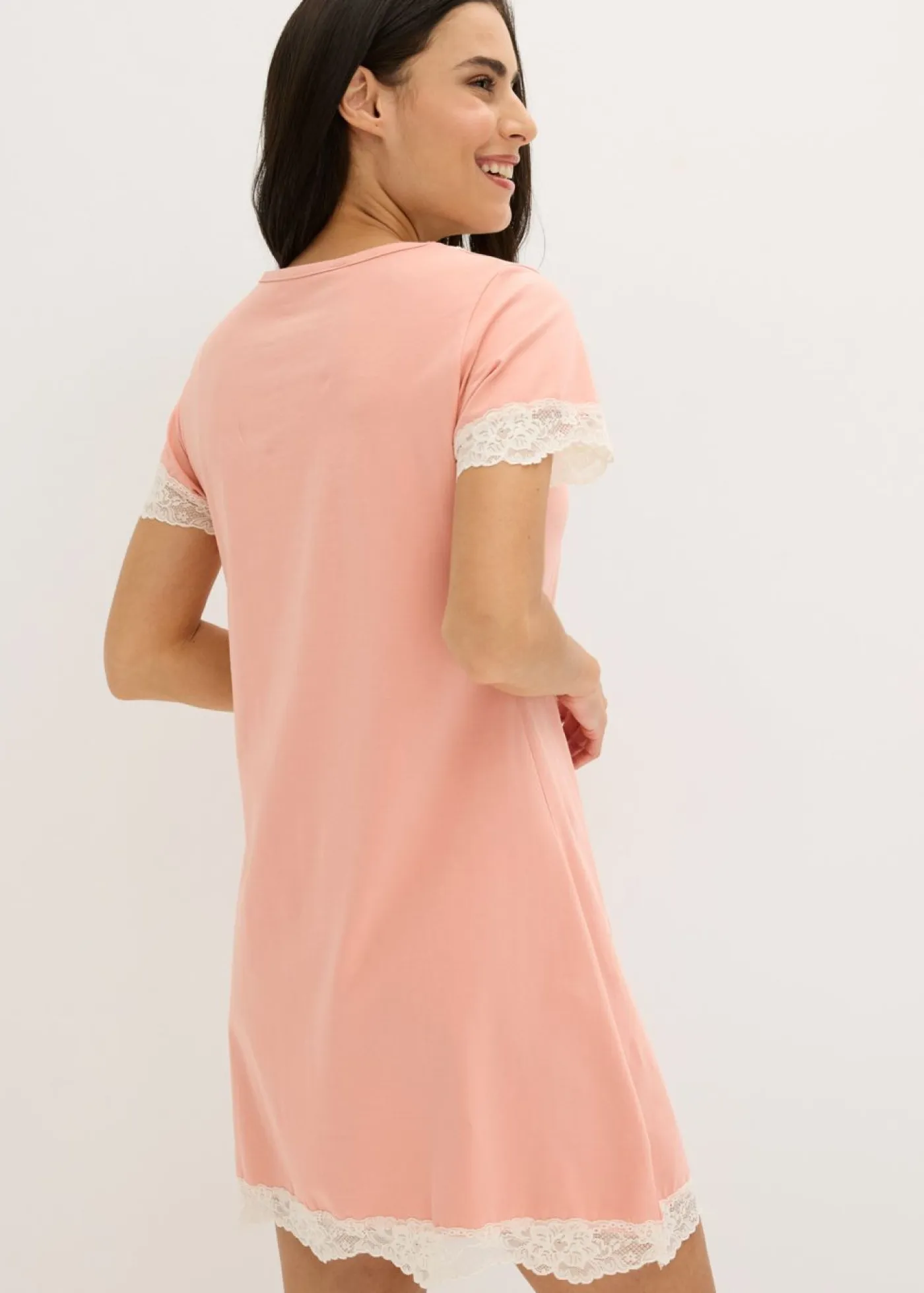 Mujer bonprix bonprix Camisón corto con un encaje delicado