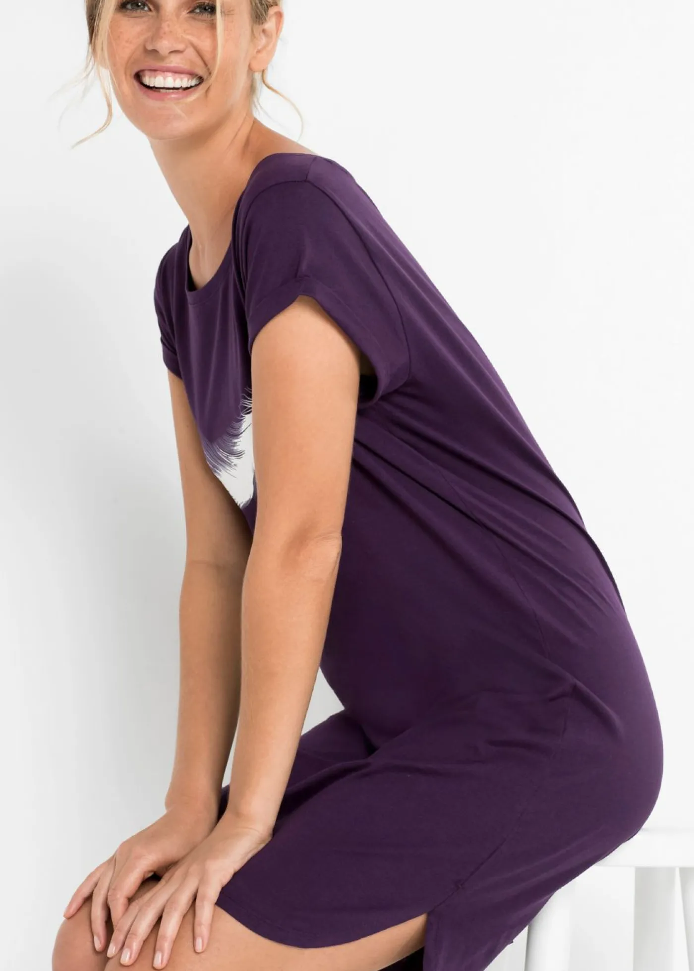 Mujer bonprix bonprix Camisón corto de algodón orgánico puro