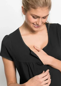 Mujer bonprix bonprix Camisón de lactancia de algodón orgánico