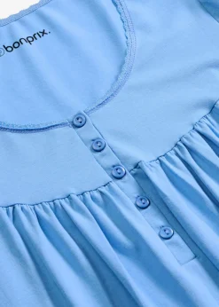 bonprix bonprix Premamá Y Lactancia|Básicos>Camisón de lactancia de algodón orgánico azul provenzal