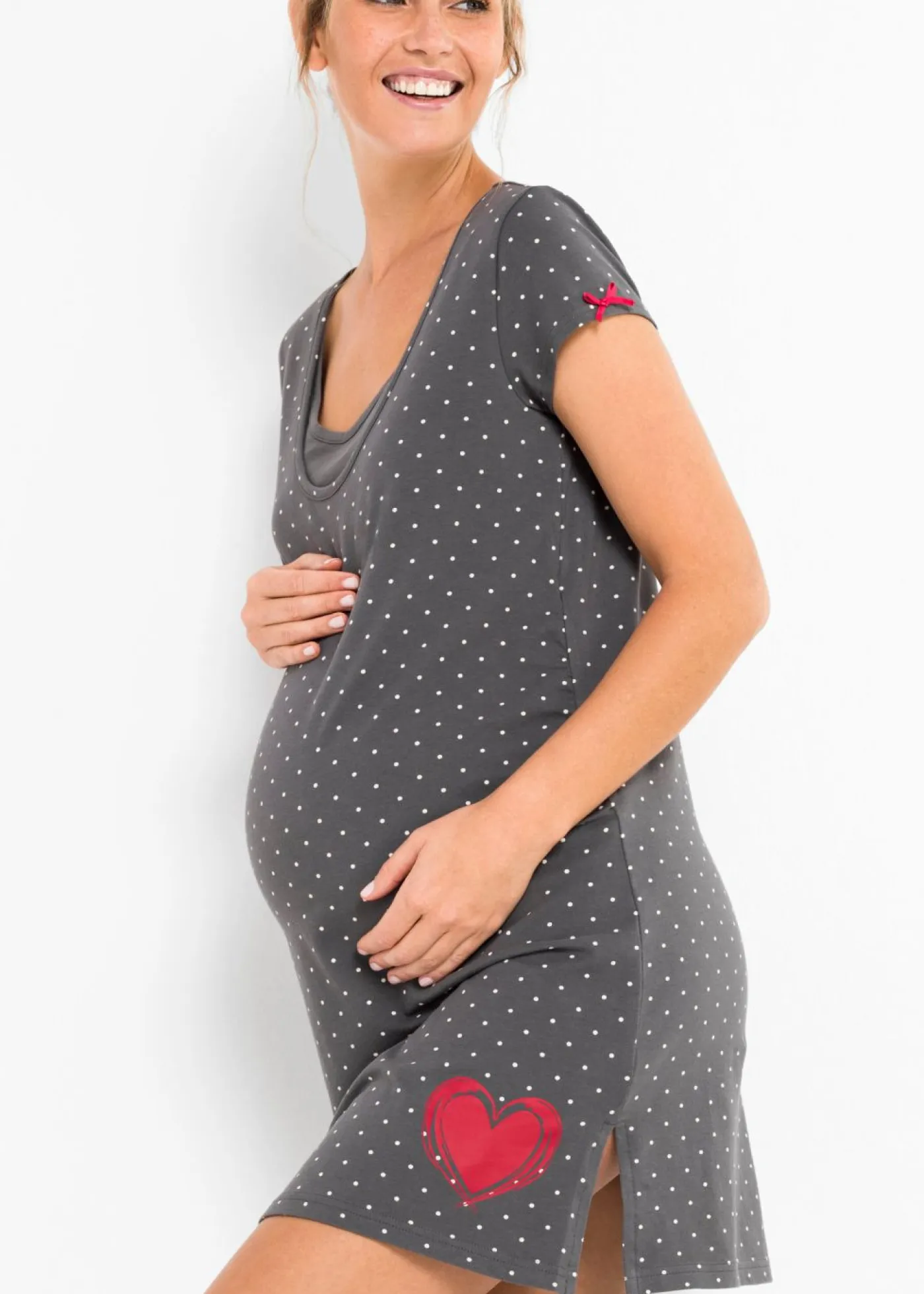 Mujer bonprix bonprix Camisón de lactancia de algodón orgánico