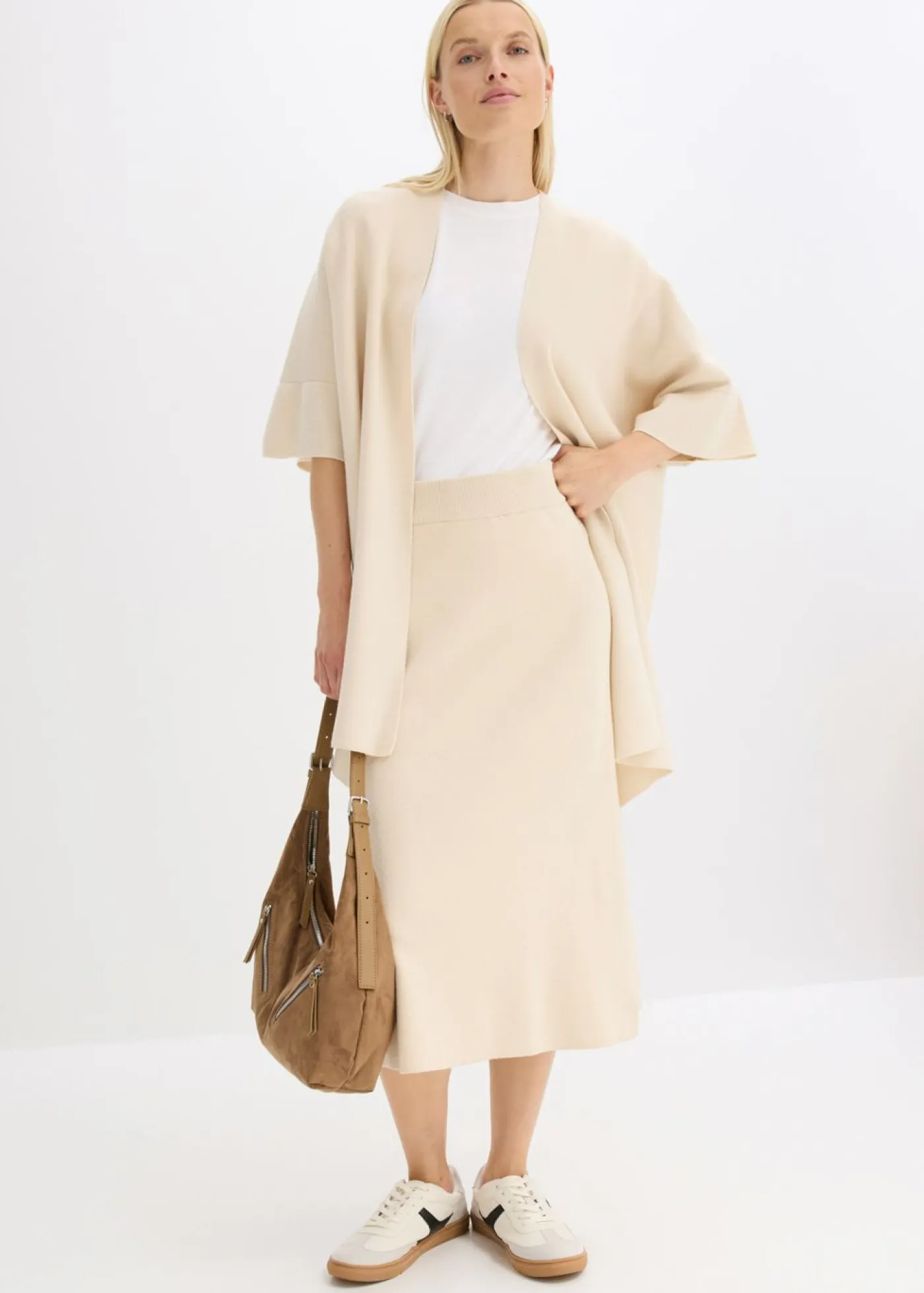 Mujer bonprix bonprix Capa de punto oversize