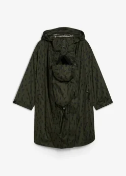 bonprix bonprix Premamá>Capa impermeable premamá 3 en 1 con inserto de porteo y bolsa Oliva profundo-negro