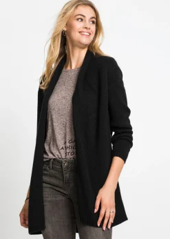 bonprix bonprix Jerséis|Ropa De Punto>Cardigan holgado extra grande Negro