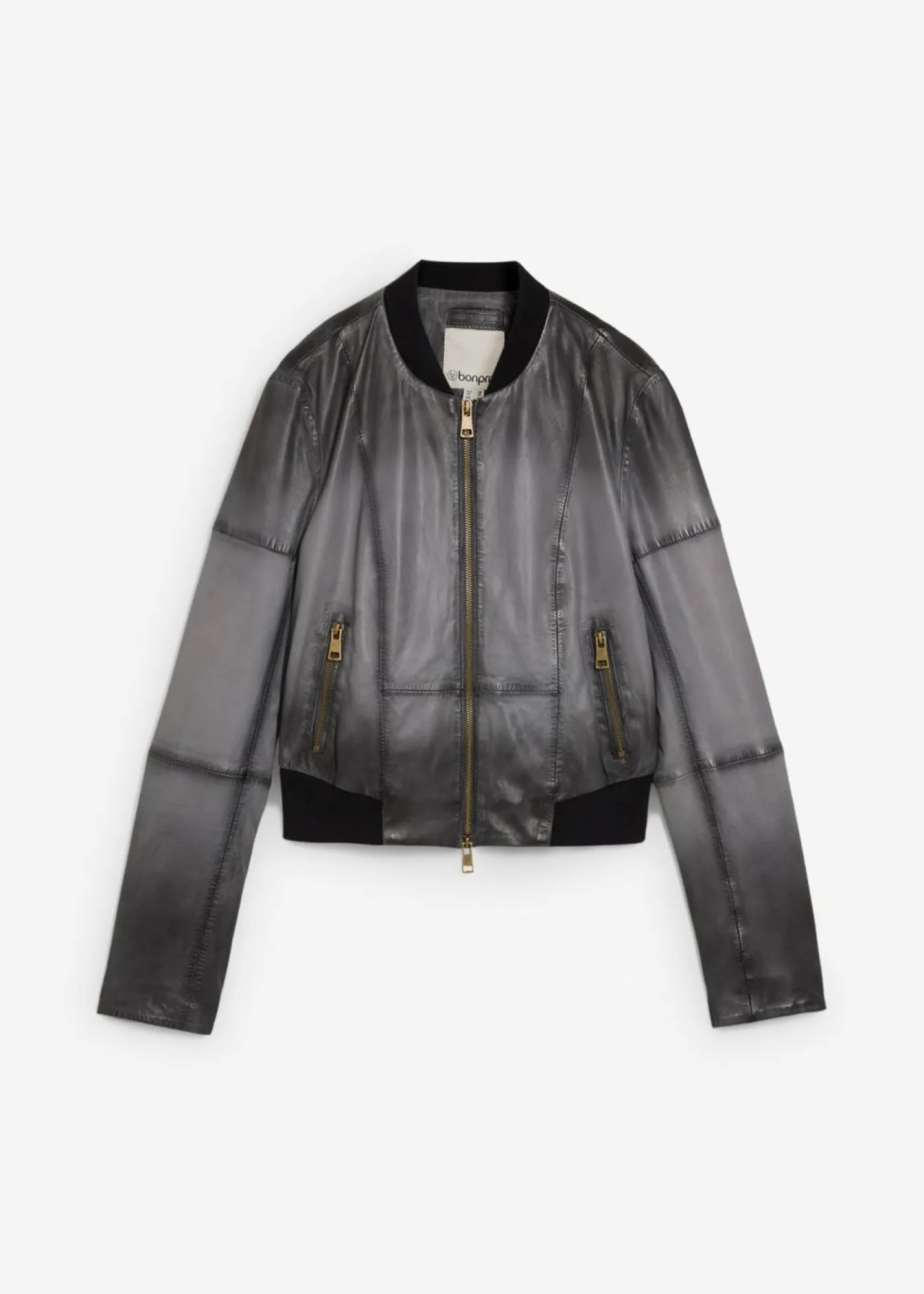 Mujer bonprix bonprix Cazadora de cuero en napa de cordero