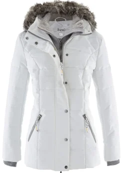 bonprix bonprix Chaquetas Y Abrigos>Cazadora de invierno con aspecto 2 en 1 Blanco lana