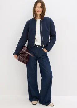 Mujer bonprix bonprix Cazadora de mezcla de viscosa suave