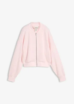 bonprix bonprix Chaquetas Y Abrigos|Novedades>Cazadora de neopreno de suave mezcla de viscosa Rosa claro