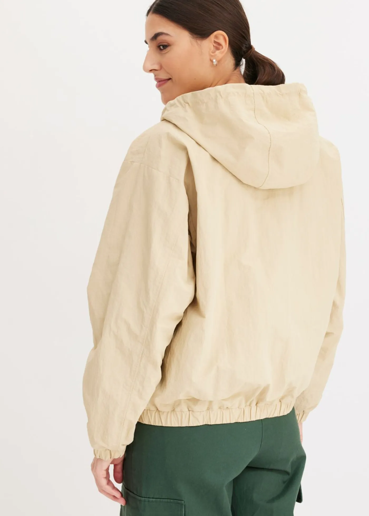 bonprix bonprix Esenciales|Chaquetas Y Abrigos>Cazadora holgada Beige verdoso