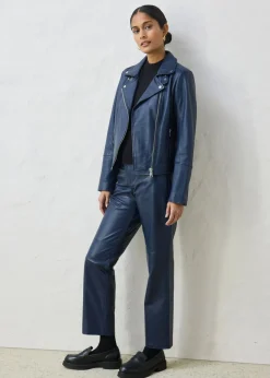 Mujer bonprix bonprix Cazadora motera de napa