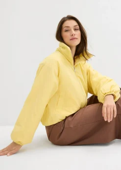 Mujer bonprix bonprix Cazadora repelente al agua con dobladillo abullonado