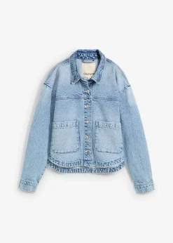 bonprix bonprix Chaquetas Y Abrigos>Cazadora vaquera azul hielo denim usado