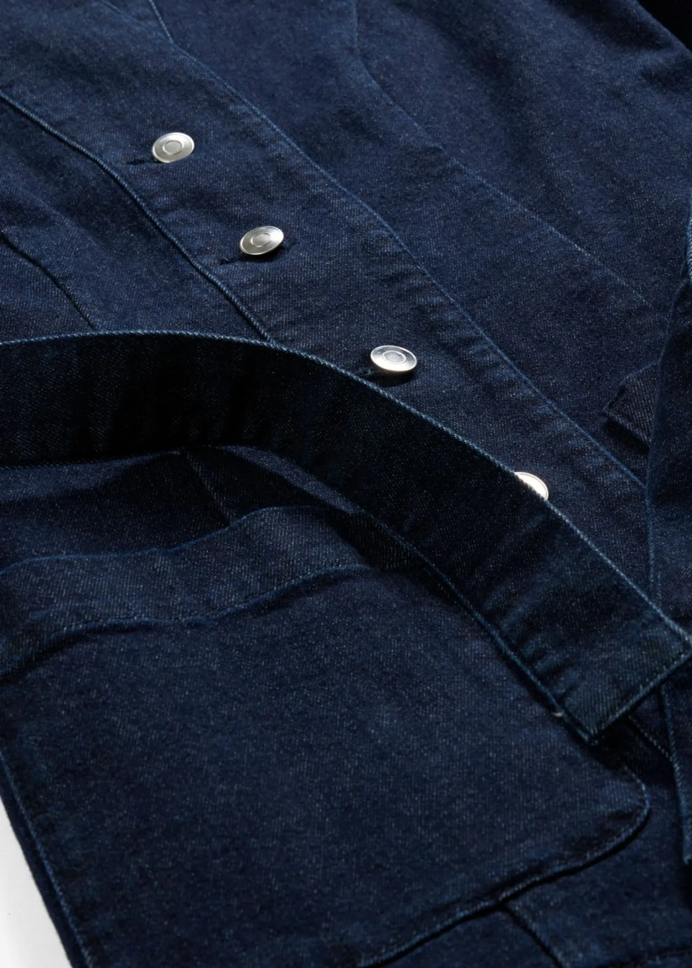 bonprix bonprix Chaquetas Y Abrigos>Cazadora vaquera de algodón con cinturón Azul oscuro denim