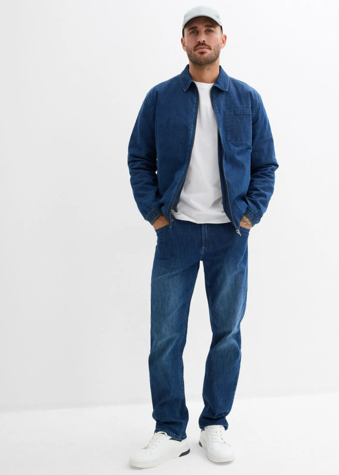 bonprix bonprix Chaquetas Y Abrigos·Chaquetas>Cazadora vaquera, regular fit Denim