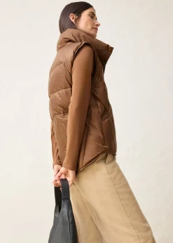 Mujer bonprix bonprix Chaleco acolchado con plumón reciclado