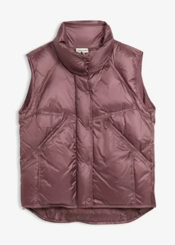 bonprix bonprix Chaquetas Y Abrigos>Chaleco acolchado con plumón reciclado Violeta mate