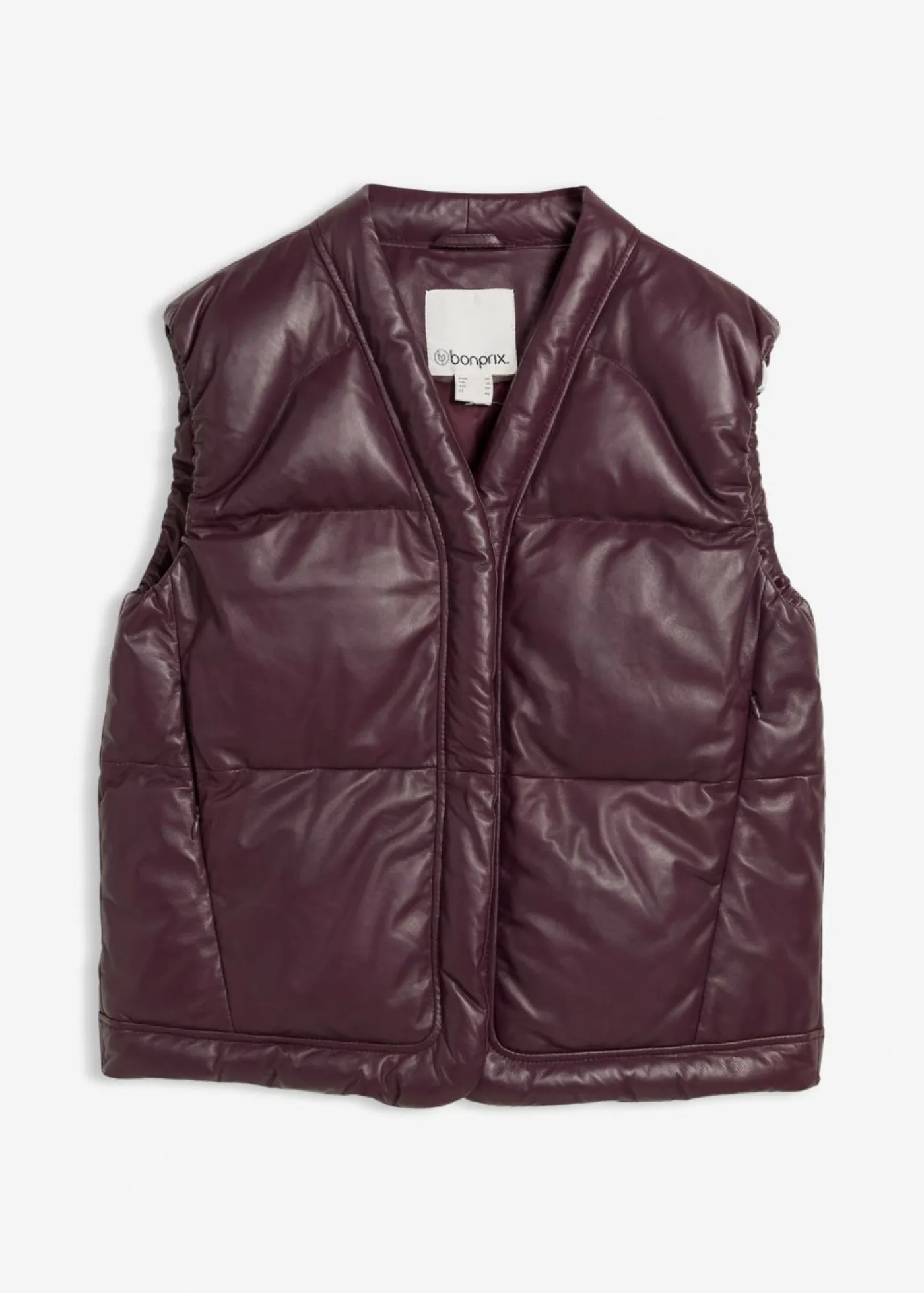 Mujer bonprix bonprix Chaleco acolchado de napa de cordero