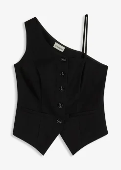 bonprix bonprix Chaquetas Y Abrigos>Chaleco con botones Negro