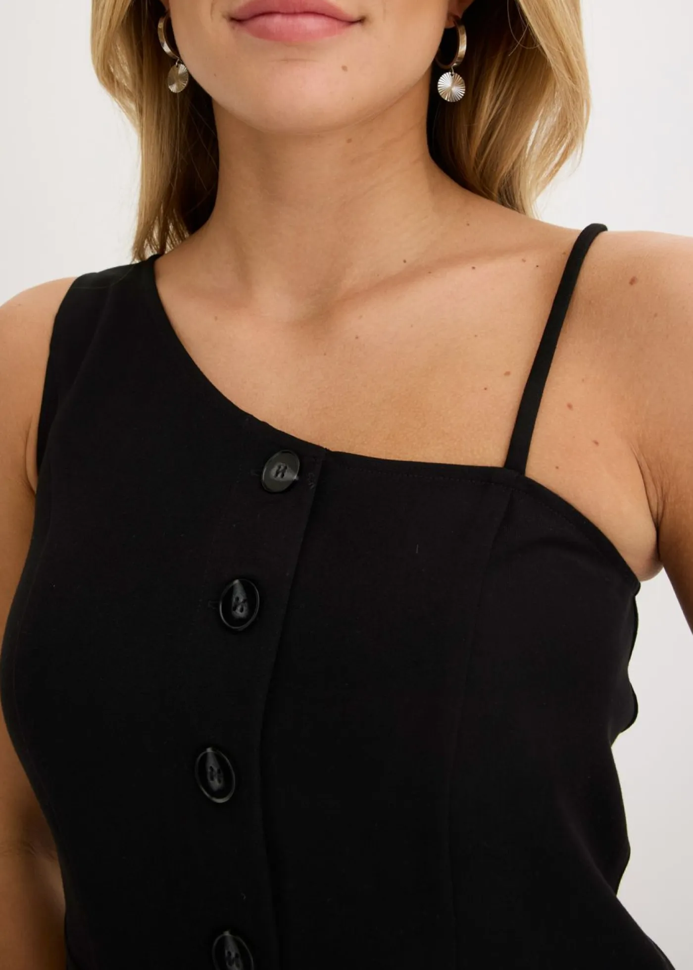 bonprix bonprix Chaquetas Y Abrigos>Chaleco con botones Negro