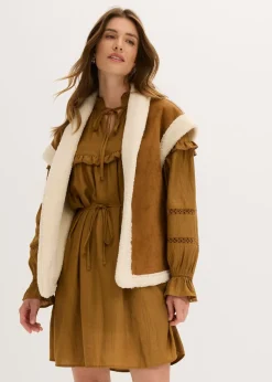 Mujer bonprix bonprix Chaleco de borrego sintético