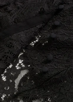 bonprix bonprix Chaquetas Y Abrigos>Chaleco de encaje Negro