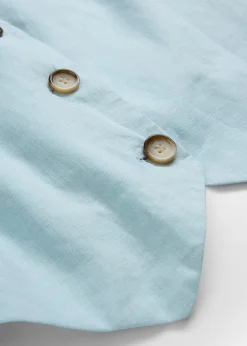 bonprix bonprix Premium|Chaquetas Y Abrigos>Chaleco de lino puro verde pimiento