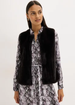 Mujer bonprix bonprix Chaleco de pelo sintético