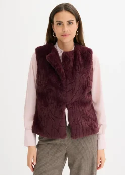 Mujer bonprix bonprix Chaleco de pelo sintético