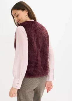 Mujer bonprix bonprix Chaleco de pelo sintético